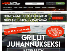 Tablet Screenshot of grillikauppa.com